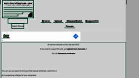 What Service-diagrams.com website looked like in 2020 (3 years ago)