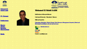 What Saidi.ma website looked like in 2020 (3 years ago)