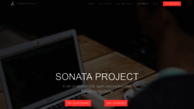 What Sonata-project.org website looked like in 2020 (3 years ago)