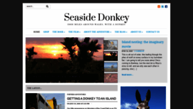 What Seasidedonkey.co.uk website looked like in 2020 (3 years ago)