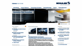 What Schulergroup.com website looked like in 2020 (3 years ago)
