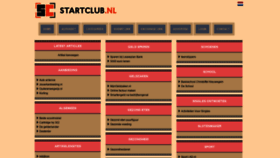What Startclub.nl website looked like in 2020 (3 years ago)