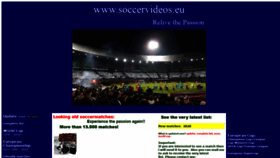 What Soccervideos.eu website looked like in 2020 (3 years ago)