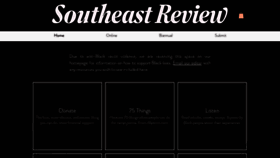What Southeastreview.org website looked like in 2020 (3 years ago)