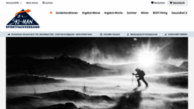 What Ski-man.de website looked like in 2020 (3 years ago)