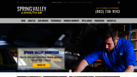 What Springvalleygoodyearsc.com website looked like in 2020 (3 years ago)