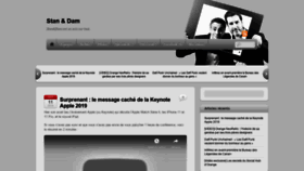 What Stanetdam.com website looked like in 2020 (3 years ago)