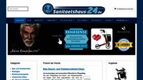 What Sanitaetshaus-24.de website looked like in 2020 (3 years ago)