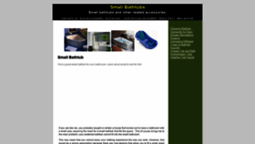 What Smallbathtubs.net website looked like in 2020 (3 years ago)