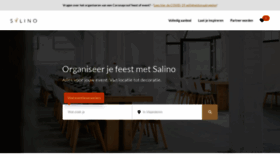 What Salino.be website looked like in 2020 (3 years ago)