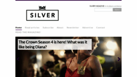 What Silvermagazine.co.uk website looked like in 2020 (3 years ago)