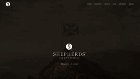 What Shepherdsconference.org website looked like in 2020 (3 years ago)