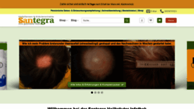 What Santegra.de website looked like in 2020 (3 years ago)
