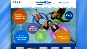 What Swim-fun.com website looked like in 2020 (3 years ago)
