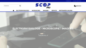 What Scop-pro.com website looked like in 2020 (3 years ago)