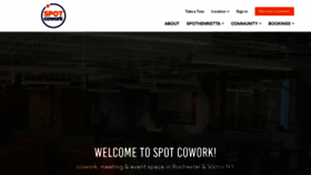 What Spotcowork.com website looked like in 2020 (3 years ago)