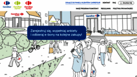 What Satysfakcja.carrefour.pl website looked like in 2020 (3 years ago)