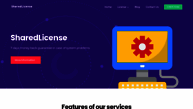 What Sharedlicense.com website looked like in 2020 (3 years ago)
