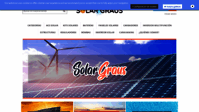 What Solargraus.com website looked like in 2020 (3 years ago)