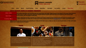 What Salaam-namaste.co.uk website looked like in 2020 (3 years ago)