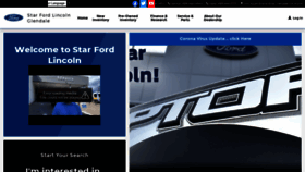 What Starford.com website looked like in 2020 (3 years ago)