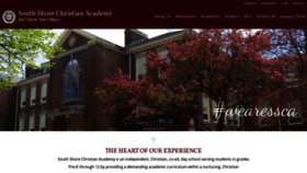 What Southshorechristian.org website looked like in 2020 (3 years ago)