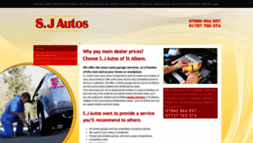 What Sjautosmobilemechanic.co.uk website looked like in 2020 (3 years ago)