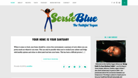 What Sersieblue.com website looked like in 2020 (3 years ago)