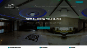 What Shefapolyclinic.ae website looked like in 2020 (4 years ago)