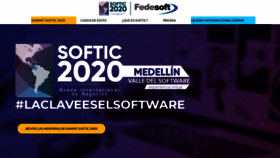 What Softic.com.co website looked like in 2020 (3 years ago)
