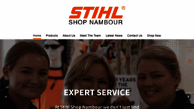 What Stihlshopnambour.com.au website looked like in 2020 (3 years ago)