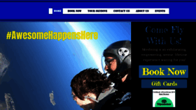 What Skydivevancouverisland.com website looked like in 2020 (3 years ago)