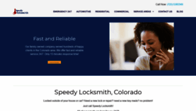 What Speedylocksmith.net website looked like in 2020 (3 years ago)
