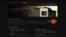 What Solarrosahome.co.nz website looked like in 2020 (3 years ago)