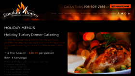What Smokinbonesbbqcatering.com website looked like in 2020 (3 years ago)
