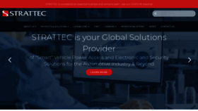 What Strattec.com website looked like in 2020 (3 years ago)