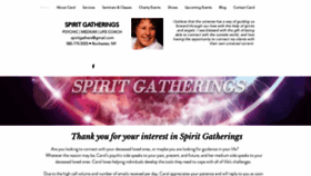 What Spiritgathers.com website looked like in 2020 (3 years ago)