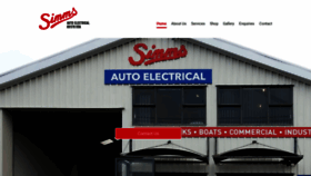 What Simmsautoelectrical.co.nz website looked like in 2020 (3 years ago)