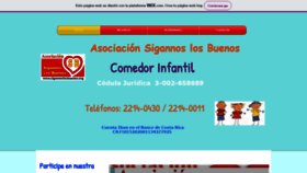What Sigannoslosbuenos.org website looked like in 2020 (3 years ago)