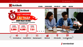 What Seabank.com.vn website looked like in 2020 (3 years ago)
