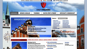 What Straubing.de website looked like in 2020 (3 years ago)