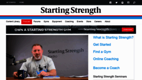 What Startingstrengthpodcast.com website looked like in 2020 (3 years ago)