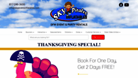 What Skypiratesinflatables.com website looked like in 2020 (3 years ago)