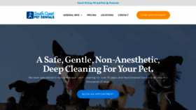 What Southcoastpetdentals.com website looked like in 2020 (3 years ago)