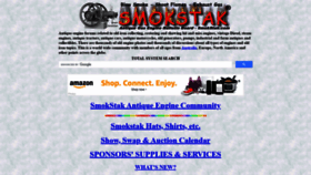 What Smokstak.com website looked like in 2020 (3 years ago)