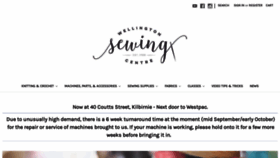 What Sewingdirect.co.nz website looked like in 2020 (3 years ago)