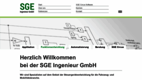 What Sge-ing.de website looked like in 2020 (3 years ago)