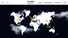 What Sanfordworldclinic.org website looked like in 2020 (3 years ago)