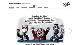What Stuttmann-karikaturen.de website looked like in 2020 (3 years ago)