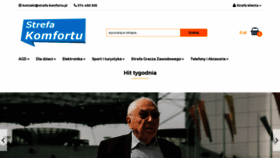 What Strefa-komfortu.pl website looked like in 2020 (3 years ago)